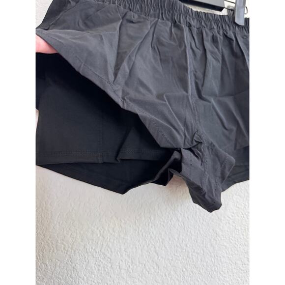 NWOT Women's Workout Gym Shorts Running Quick Dry Pockets Black Medium - Picture 5 of 12